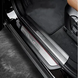 ملصق السيارة M Performance Performance Pedal Threshold Bar Cover Strips لـ BMW 1 3 4 5 Series 3GT X1 X3 X4 X5 X6 F10 F30 F20 F247P