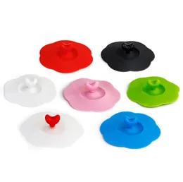 Silicone Cup Lid Dust-proof Leak-proof Sealing Reusable Caps Ceramics Coffee Mugs Cover SN601