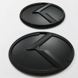 2PCS Nowy 3D Black K Logo Ogad Emblem Sticker Fit Kia Optima K5 2011-2018 CAR EMBLEMS262H