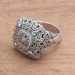 Cluster Rings Vintage Swirl Motif Floral For Women Bohemian Retro National Celtic Jewelry Men's Party Anniversary Gift 2023 Wholesale