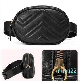 Designer -Fashion Pu Leather Handväskor Kvinnor Väskor Fanny Packs Famous Midjeväskor Handväska Lady Belt Chest Bag Crossbody Bag4 Colors T243O