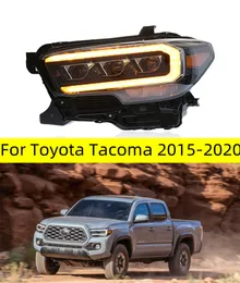 Toyota Tacoma 20 için araba Styling Farlar 15-20 20 Tacoma LED Far DRL Dinamik Sinyal Kafa Lambası oto Aksesuarları