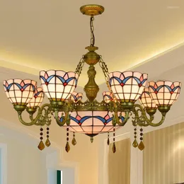 Pendant Lamps Modern Led Nordic Crystal Chandeliers Ceiling Light Home Deco Luminaria De Mesa Luxury Designer
