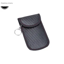 Faraday Key RFID Electromagnetic Shielding Bag Kreditkort FOB Signal Blocker Case Keyless Entry Car Anti Stöldväskor