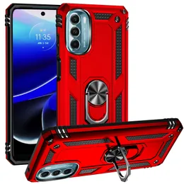 Armor Phone Cases For MOTO G54 G14 G 5G Stylus Power Play E32 G31 G22 Edge G200 S30 G52 G22 4G 2023 Ring Kickstand Shockproof Case