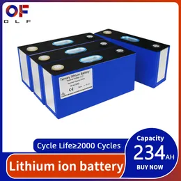 Batteria al litio ternaria 3.7V 234Ah Batteria ricaricabile nuova di zecca per 3s 12V 24V 10s 36V 48V Sistema solare RV Veicoli elettrici