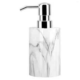 Lagringsflaskor tvål dispenser marmor lotion pump återfyllbar schampo container hand harts för badrumsbänk 320 ml