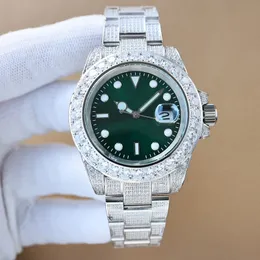 Diamond Watch 42 ملم رجال مشاهدة أوتوماتيكية ساعة ميكانيكية مقاومة للماء Wristwatch Montre de Luxe Watches للرجال