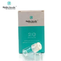 Hydra Needle 20 Pins Serum Applicator Aqua Gold MicroChannel Mesotherapy Skin Care Anti Aging Derma Stamp2844