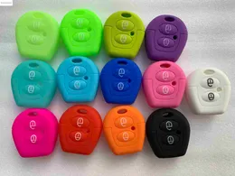 1Pc Silicone Key Case Cover For Seat Ibiza Leon Toledo Mii Altea Cordoba Arosa Alhambra Exeo FR Sharan 2 Button Remote Shell Car