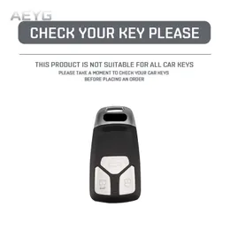 أزياء TPU Car Key Cover Full Cover FOB لـ Audi A6 A5 Q7 S5 S5 S5 A4 B9 A4L 4M 8W Q5 TTS RS 8S Coupe Car Assories240D