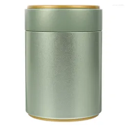 Garrafas de armazenamento Placa de lata Lata de chá de chá à prova de umidade de caixa selada jar jar