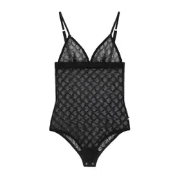 Indumenti da notte sexy Vendite calde Lingerie donna nuovo marchio di abbigliamento di lusso Maniche con scollo a V Onesies Lingerie Abito da notte 2023 moda nero taglia s-xl biancheria