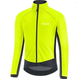 레이싱 재킷 Wyndymilla 남자 사이클링 재킷 겨울 자전거 스포츠 열 양털 경량 MTB 장비