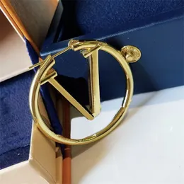 Casal Brincos de argola de casal para mulheres penduradas no dia dos namorados presentes de a￧o inoxid￡vel Orecchini hipoalerg￪nico Brinho de luxo Carta de luxo Huggie Earings Man
