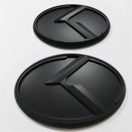 2pcs New 3D black K logo badge emblem sticker fit KIA OPTIMA K5 2011-2018 car emblems302I
