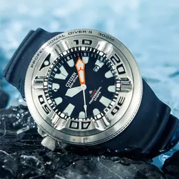 Designer relógios de pulso automáticos 2023 marca relógio pequeno monstro moda esportes mergulho luxo aço inoxidável homens negócios casual 230103