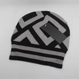 Geanie calavera gorra diseñador de invierno de moda Bonnets Damas de lana tejida de lana de lana.