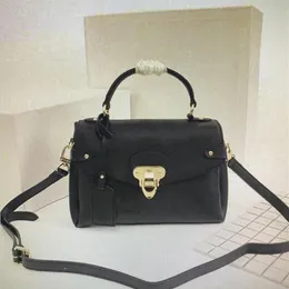 Hela 53941 Georges BB Cross Body Bag Fashion Handv￤skor Tote Kvinnor pr￤glade metalll￥s ￤kta l￤der Klassiska axelv￤skor 53292C