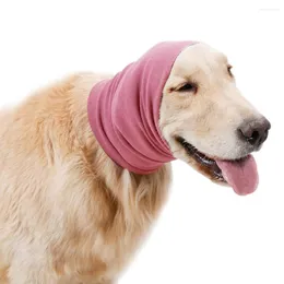 Abbigliamento per cani Paraorecchie per toelettatura Morbido caldo a prova di rumore Copertura per le orecchie dell'animale domestico Cappello di stoffa Inverno Carino Cappelli antivento Cuccioli Accessori