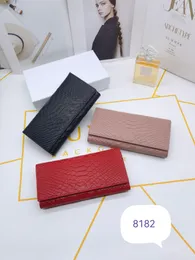 C8182 cüzdan Kart Tutucu Kadın Hakiki Deri havyar Klasik uzun kapaklı cüzdan Zippy Coin Purse Çanta çantalar tasarımcı kadın çanta anahtar çantası porte monnaie Pochette