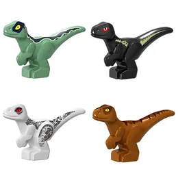 2 cm lange mini jurassic dinosaurus baby set bouwsteen speelgoed figuur indoraptor t-rex wereld kleine dino bick314x