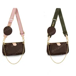 3in1 crossbody v￤skor handv￤skor kvinnor handv￤ska purses l￤derkoppling ryggs￤ck pl￥nbok mode fannypack 44840 med ruta#hh02243l