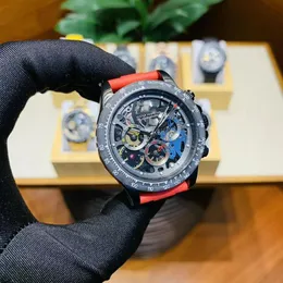 A versão mais recente de Luxury Custom Wristwatch La Montoya 116500ln 116518 116505 Designer mestre de fibra de carbono MENS SPORT W258D