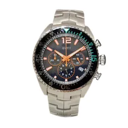 Męski projektant f1 zegarek Orologio di Lusso Men Watches Montre Japan Quartz Ruch Chronograph Black Face Racer Watch1866