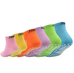 Professional Children adults trampoline socks indoor gym workout floor grips socks Men women Athletic sports sox breathable mesh parent-child early education sock