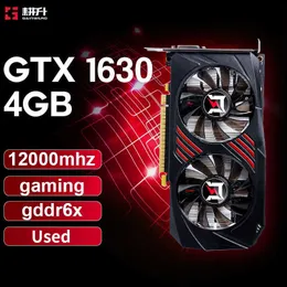 Used GAINWARD GTX 1630 4GB GDDR6 12000mhz NVIDIA GPU Gaming Graphics Card Computer Office video card for desktop