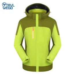 Açık Ceket Hoodies TRVLWEGO Kadınların Erkek Sonbahar Softshell Ceket Kamp Kamp Kış Su Geçirmez Polar Astar Sıcak Dış Ceket 0104