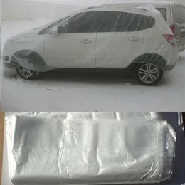 Capas de carro elástico plástico transparente universal à prova d'água anti-poeira2568