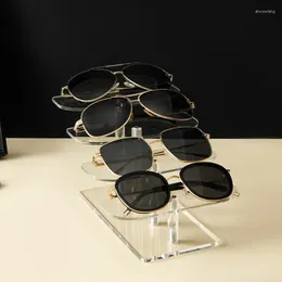 Krokar 3/4/5 nivå akryl solglasögon ram display stativ rack glasögon arrangör plånbok glashållare