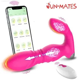 Sex Toy Massagebaste App Vibratoren für Frauen Langstrecken tragbares Höschen Vaginalschubdildo Masturbator Anal Butt Massagary Toys Frau Frau