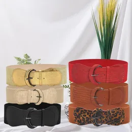 Belts Fall Faux Leather Waist Belt Women Strap Wide Band No Constraint Waistband