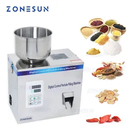 Zonesun 1-200g 입자 차 충전 기계 사탕 견과류 음식 포장 자동 분말 차 서지 커피 필러