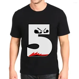 남자 T 셔츠 그래픽 레트로 카와이 셔츠 5 불 레드 레드 남성 스포츠하라 주쿠 애니메이션 탑 티셔츠