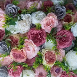 Fiori decorativi SPR 3D Foilage 10 pz/lotto Seta Artificiale Composizioni Fiore Muro Per Matrimoni Sfondo Tavolo Arco Flowe