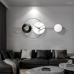 Väggklockor designer tyst klocka stilfull kreativ minimalist stora moderna ovanliga horloge mural vardagsrum dekoration