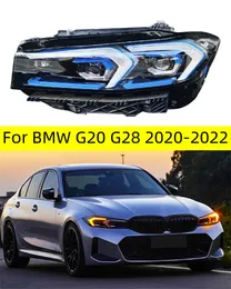 BMW G20 G28 LEDヘッドライト20 20-2022 3シリーズM3ハイビームレンズターンシグナルフロントライトのカーチューニングヘッドライト