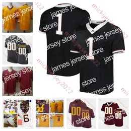 American College Football Wear Custom Minnesota Golden Gophers Football Youth 87 Nick Kallerup 88 Brevyn Spann-Ford 89 Nathan Jones 0 Jalen Glaze 1 Trill Carter 2 Gag