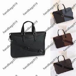 حقيبة Men Classica Aktentasche Laptop Bag Bag Bag Bag Bag Fashion All-Match الكلاسيكية الكلاسيكية الرجعية عالية السعة الكتل 252f