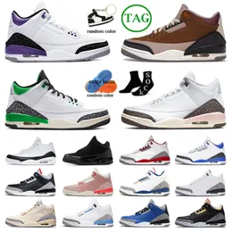 Jumpman 3 3s III Basketball Shoes Retro For Mens Womens Dark Iris Winterized Archaeo Brown Shady Lucky Green Neapolitan Rust Pink Sports Sneakers Trainers