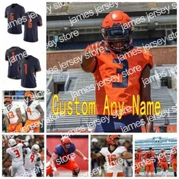 American College Football Wear THR NCAA College Jerseys Illinois Fighting Illini 1 Bush Isaiah Williams Justice 10 Sidney 11 Jeff George 12 Matt Robinson Custom Foot