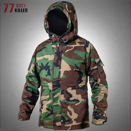 Outdoor Jackets Hoodies Winter Warm Tactical Jacket Men New G8 Multi-pocket Outdoor Combat Windbreaker Coats Mens Hooded Military Waterproof Jackets 0104