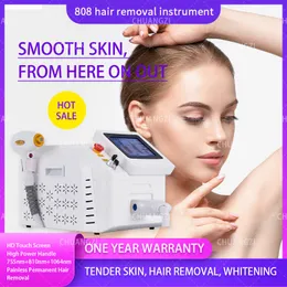 Nd Yag Laser 808nm 755nm 1064nm Skin Rejuvenation Permanent Hair Removal Machine