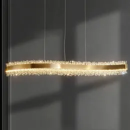 مصابيح Art Deco Crystal Pendant Modern LED LED ITALIAN LIGHTANT LIGHTS AMERICAN ROMISIAN ROMONING LAMP EURORE