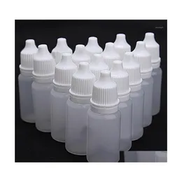 Storage Bottles Jars 5 Pcs Durable 5100Ml Empty Plastic Squeezable Dropper Eye Liquid Drop Delivery Home Garden Housekee Organizati Dhgxu