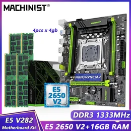 Machinist X79マザーボードLGA 2011 Intel Xeon E5 2650 V2カッププロセッサと8GB DDR3 RAMメモリセットE5 V2.82H付きコンボキット